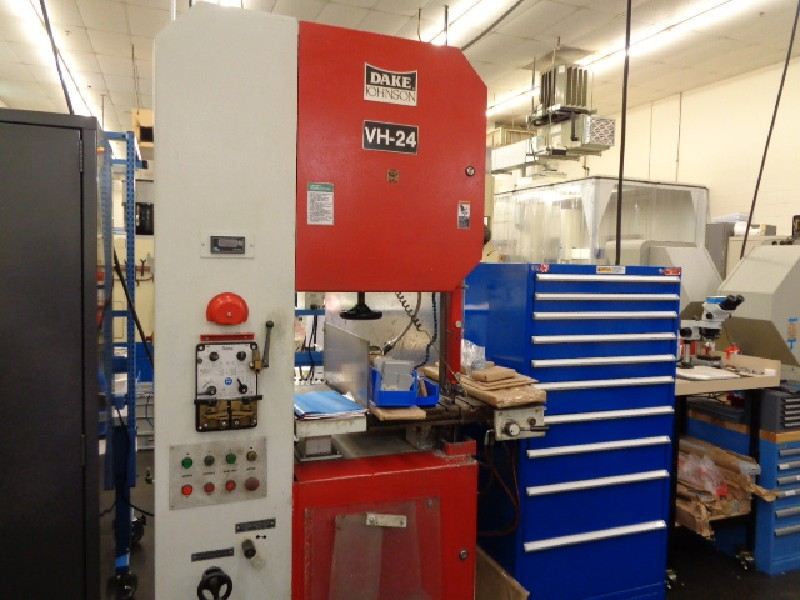 2000 Dake VH-24 Vertical Bandsaw - Stock #1192, photo 1 of 2