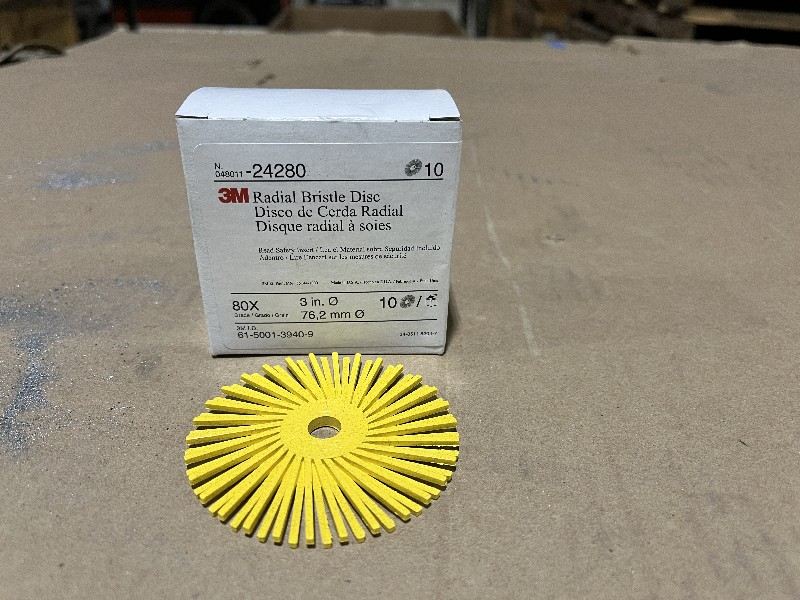 3M 3" Radial Bristle Disc - Stock #1617