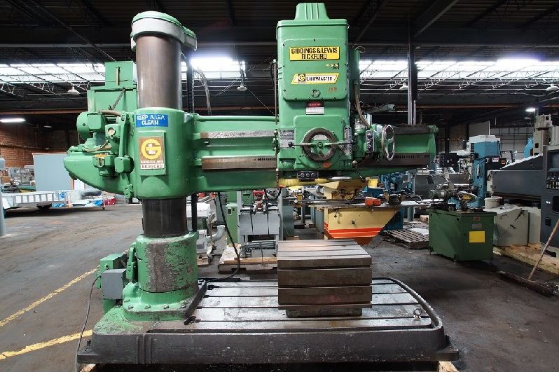 7' x 15" Giddings & Lewis Bickford Chipmaster Radial Arm Drill - Stock #1213, photo 1 of 2