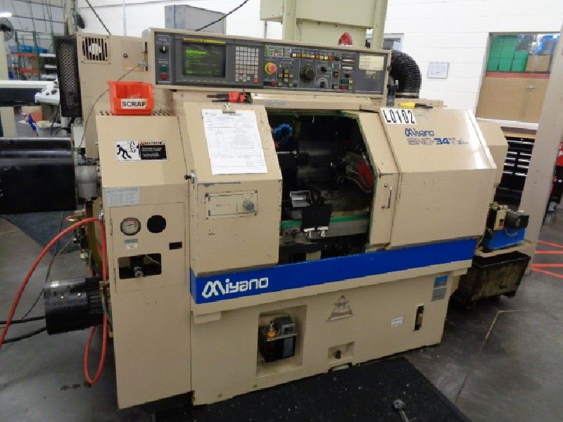 Miyano BND 34T CNC Lathe & Barfeed - Stock #1202, photo 1 of 2