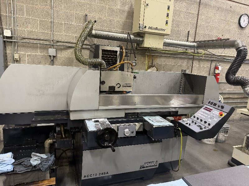 Okamoto ACC 12-24SA Precision Automatic Hydraulic Surface Grinder - Grinders
