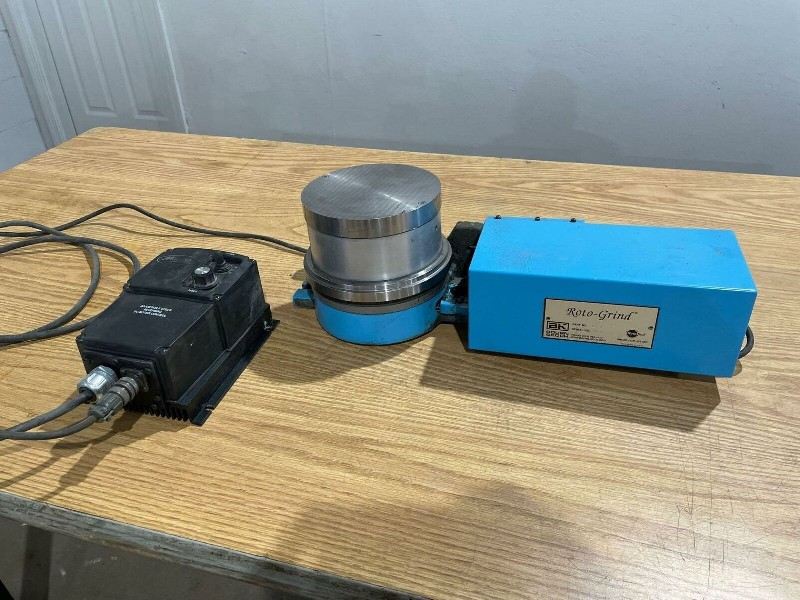 Roto-Grind 407 V Variable Speed Magnetic Rotary Grinding Table - Stock #1332, photo 1 of 2